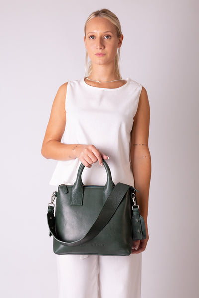 Kelly Medium Satchel Green