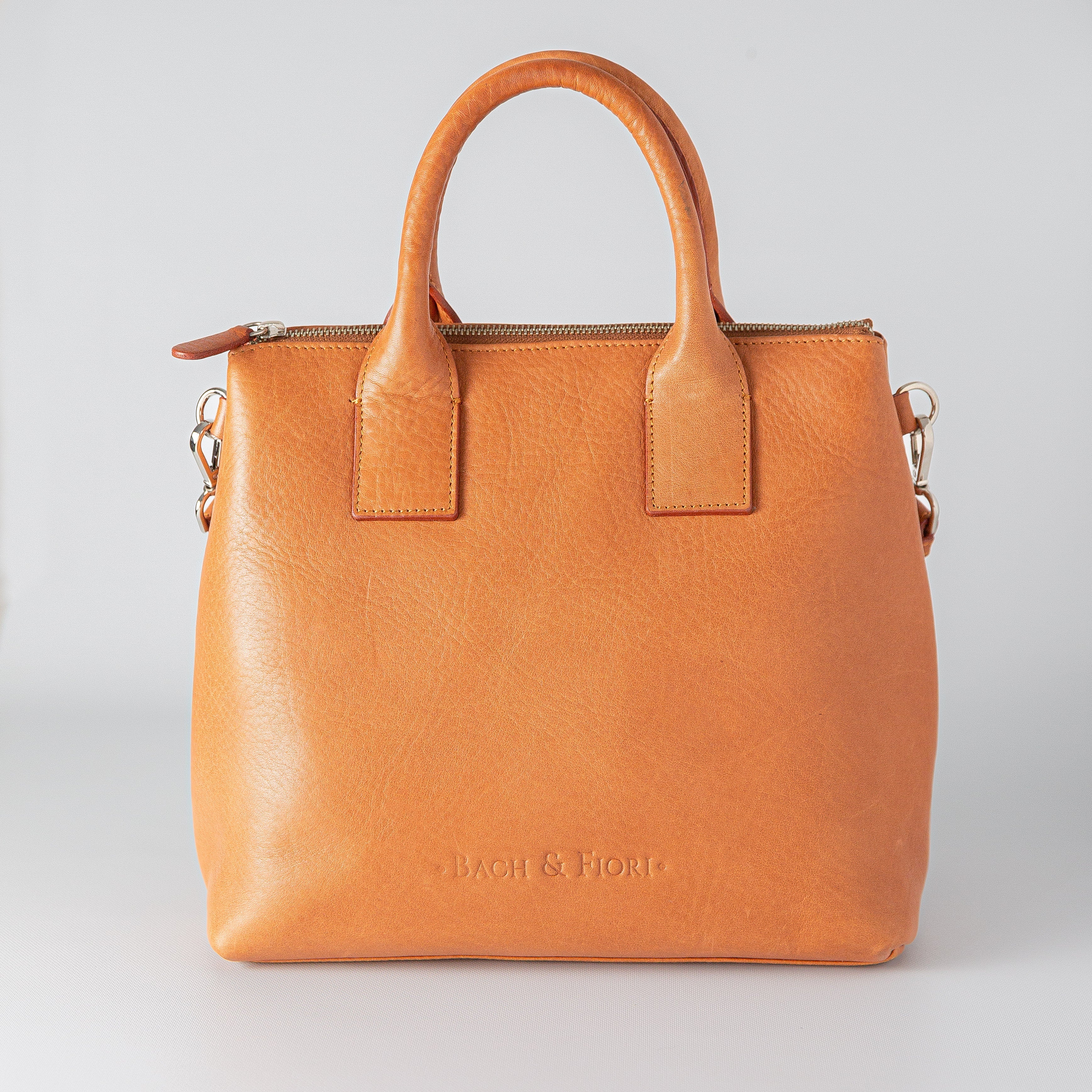 Kelly Medium Satchel Tawny – Bach Fiori Kelly Medium Satchel Tawny – Bach Fiori