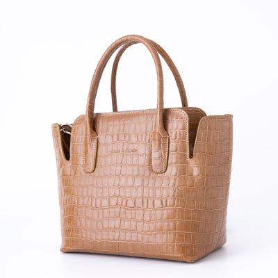bach and fiori coco satchel bison