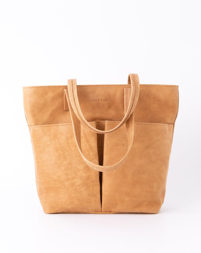 bach and fiori soledad tote camel