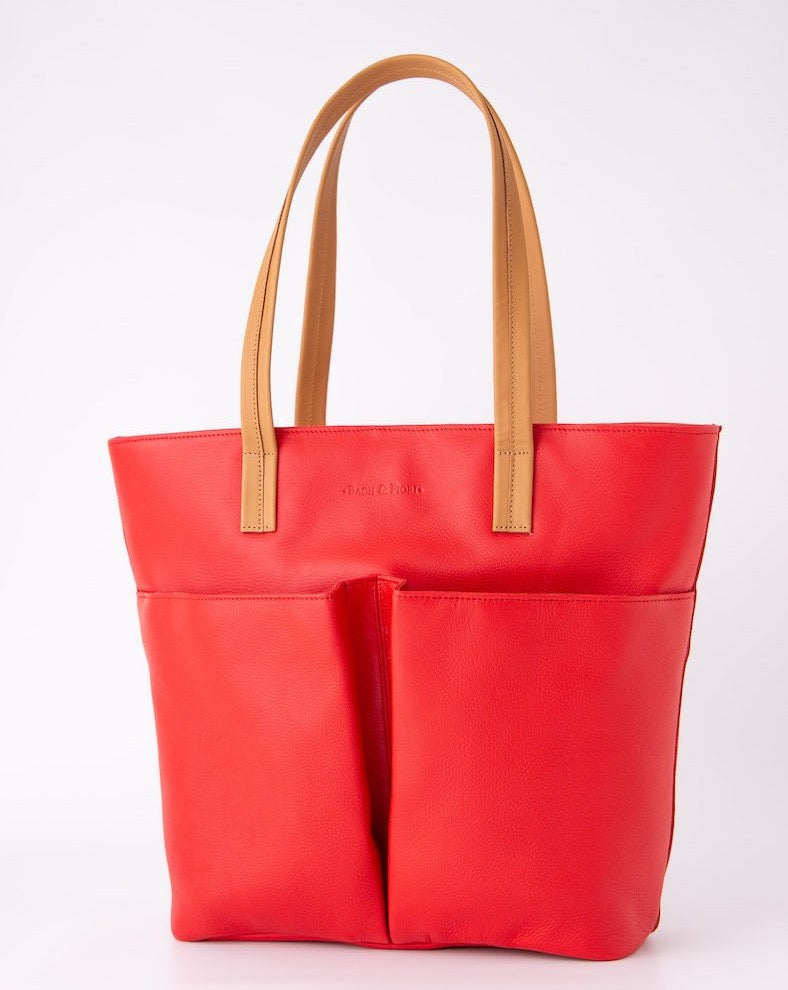 bach and fiori soledad tote red